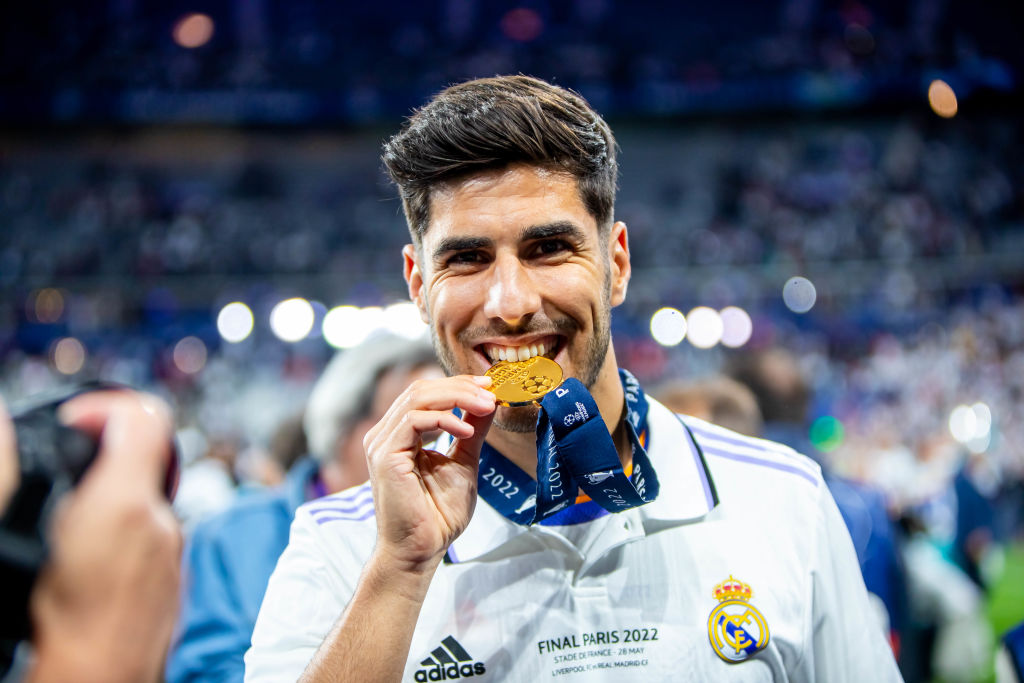 Asensio won Champions League with Real Madrid